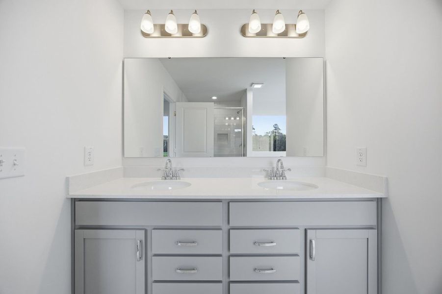 Close-up of interior finishes inside a home in Reeves Crossing, St. George (Image 7).