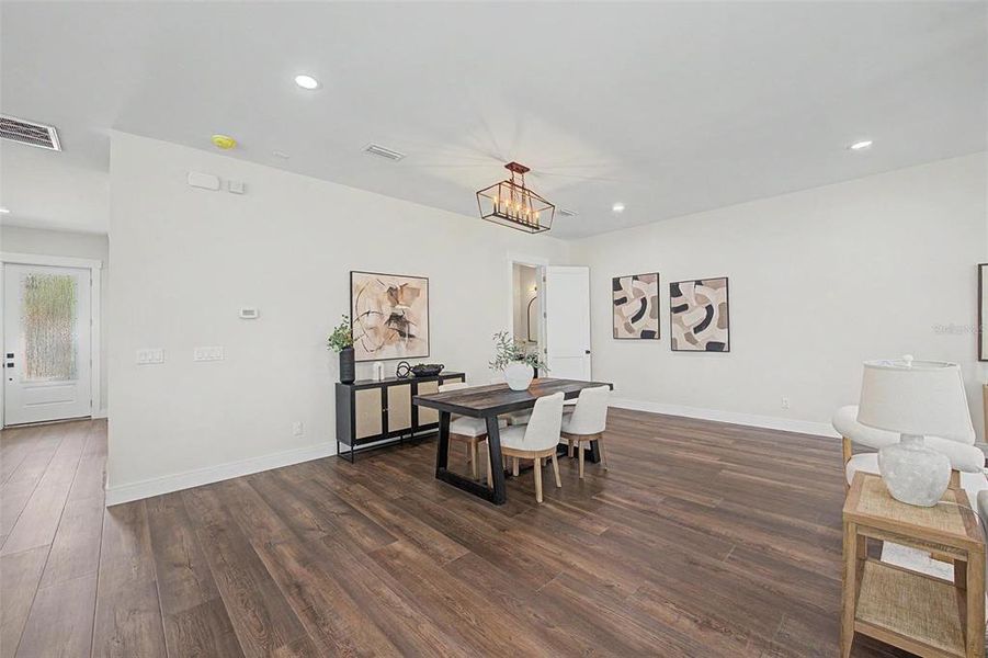 Furnished interior view inside a new home in , Tampa (Image 5). Furnished interior view inside a new home in , Tampa (Image 5).