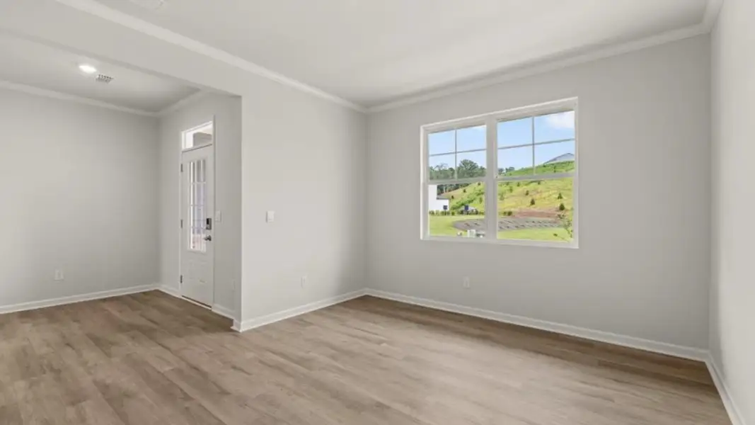 Spacious, unfurnished interior of a new home in Sheffield Highlands, Dallas (Image 15). Spacious, unfurnished interior of a new home in Sheffield Highlands, Dallas (Image 15).