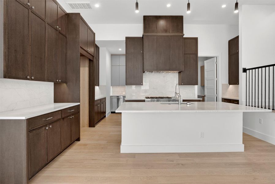 Furnished interior view inside a new home in Milky Way at River Place, Austin (Image 7).