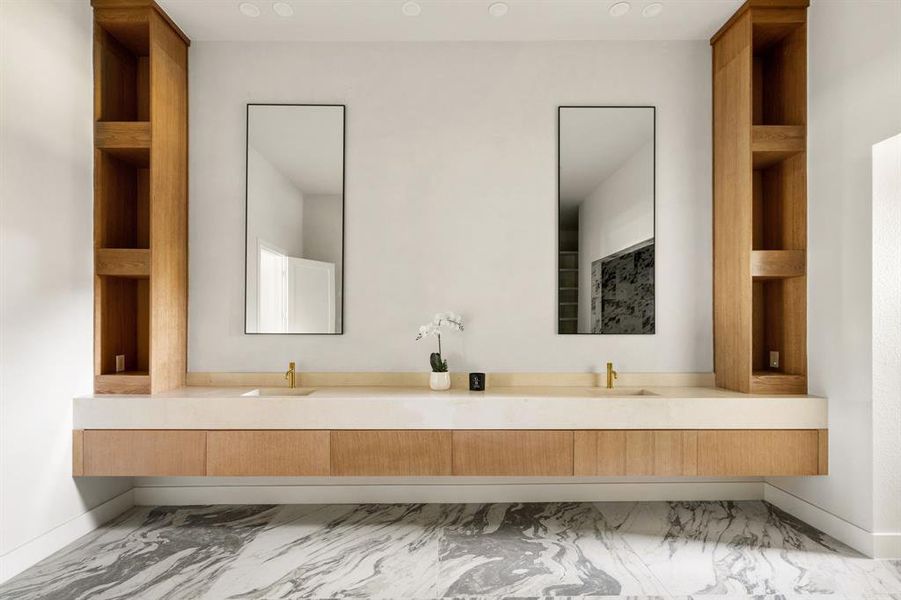 Furnished interior view inside a new home in , Dallas (Image 23).