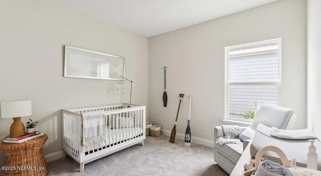 Furnished interior view inside a new home in Silver Meadows at SilverLeaf: Silver Meadows 50s, St. Augustine (Image 11).