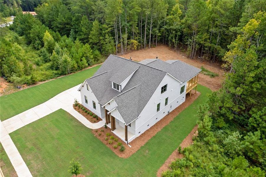 Front exterior of a new home in , Watkinsville, GA, highlighting curb appeal (Image 29). Front exterior of a new home in , Watkinsville, GA, highlighting curb appeal (Image 29).
