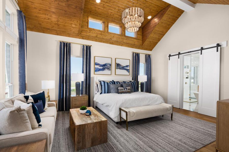 Representative furnished interior of a home built from the Grand Legacy by Grand Homes in Grand Oaks, Celina (Image 8).