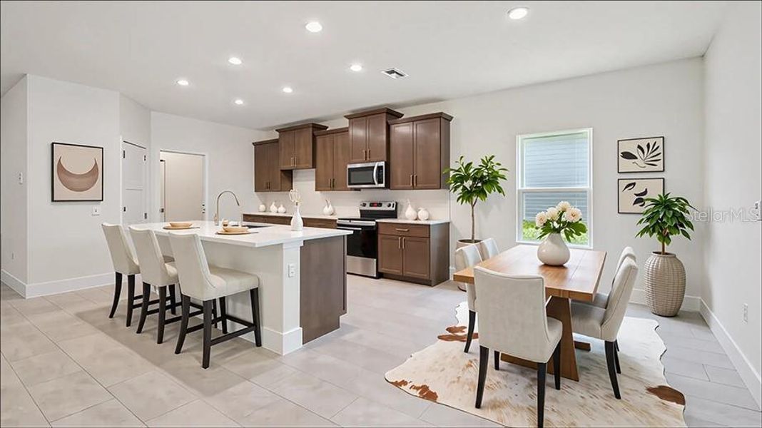Furnished interior view inside a new home in Buchanan Trails, Newberry (Image 5). Furnished interior view inside a new home in Buchanan Trails, Newberry (Image 5).