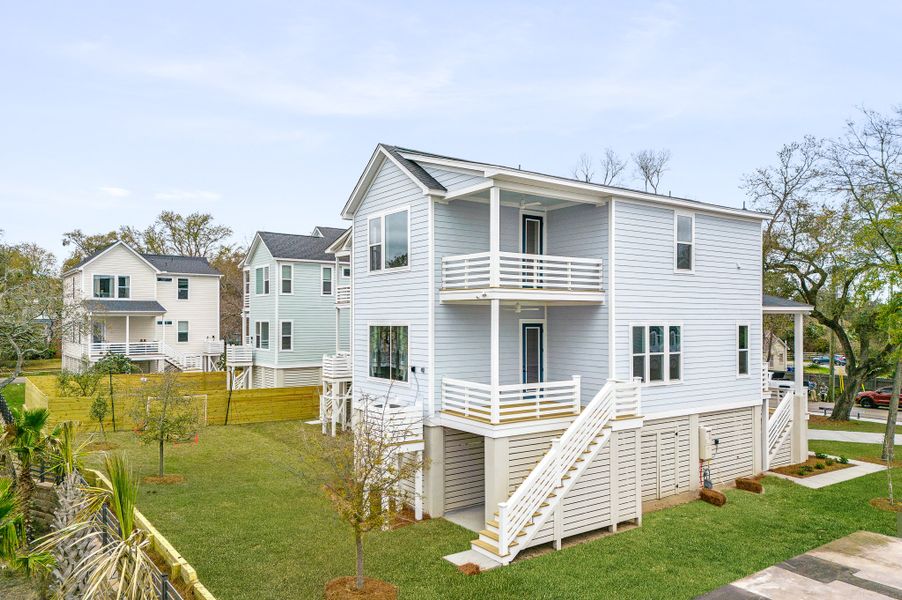 Front exterior of a new home in Horry County Homes, Myrtle Beach, SC, highlighting curb appeal (Image 4).