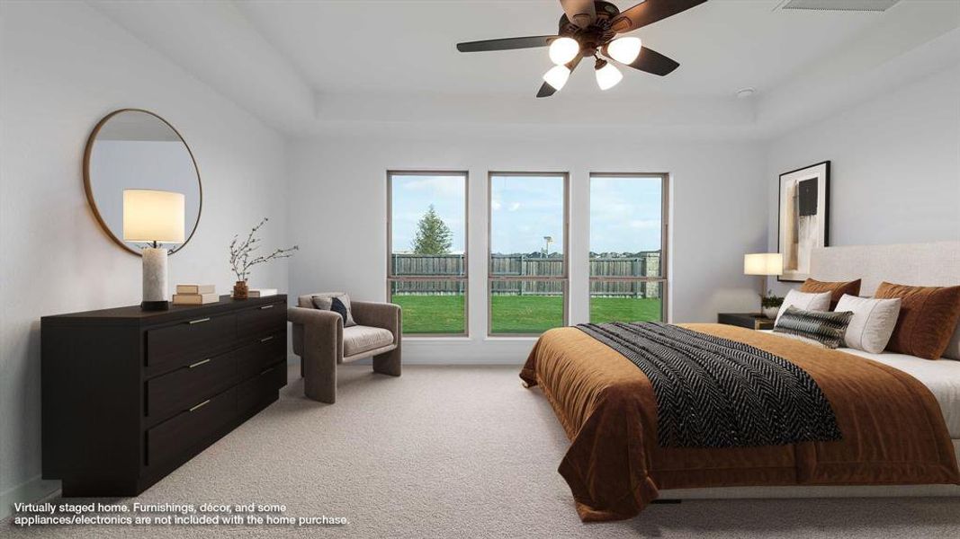 Furnished interior view inside a new home in Devonshire - Reserve 50', Forney (Image 12). Furnished interior view inside a new home in Devonshire - Reserve 50', Forney (Image 12).