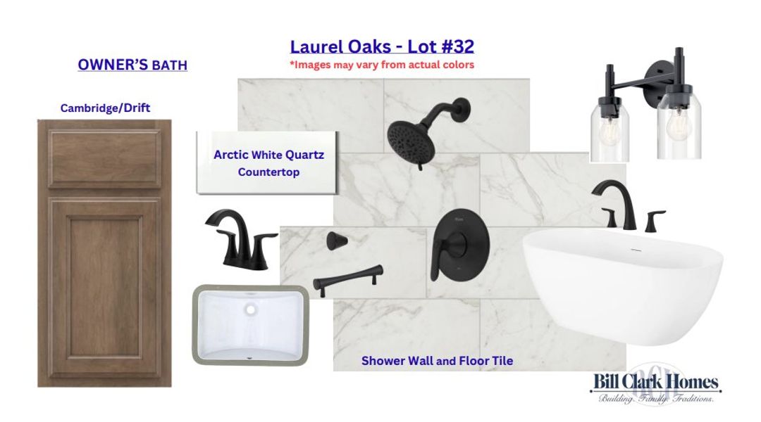 Sample of building materials used in homes in Laurel Oaks, Greenville (Image 5).