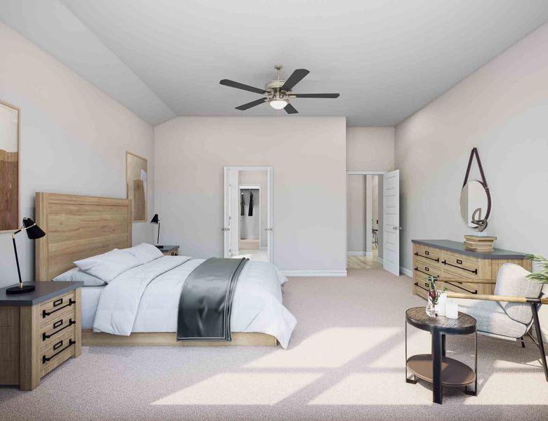 Furnished interior view inside a new home in Garden Glen at Clopton Farms, Montgomery (Image 10).