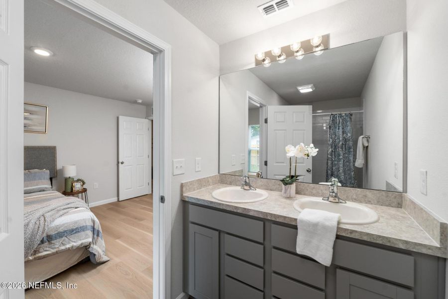Furnished interior view inside a new home in , Jacksonville (Image 17).