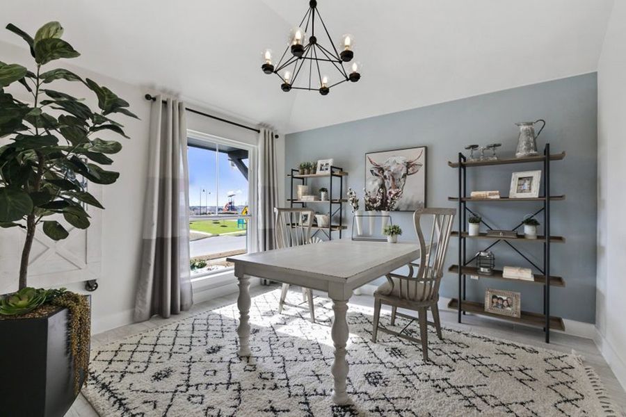 Representative furnished interior of a home built from the Chandler I by Pacesetter Homes in Orchard Ridge, Liberty Hill (Image 4).