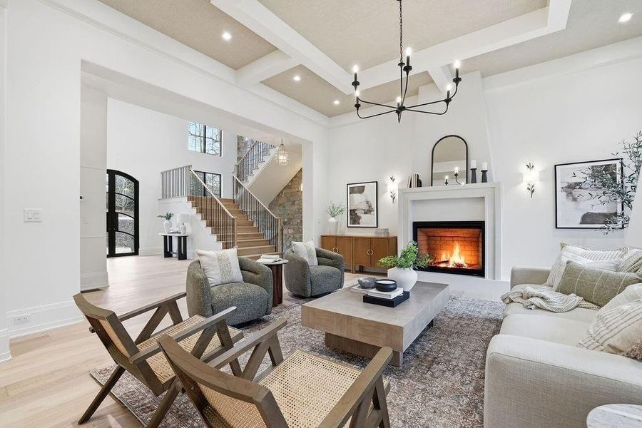 Furnished interior view inside a new home in , Milton (Image 17).