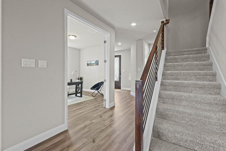 Representative furnished interior of a home built from the The Jennings G by Davidson Homes LLC in The Reserve at Potranco Oaks, Castroville (Image 7).