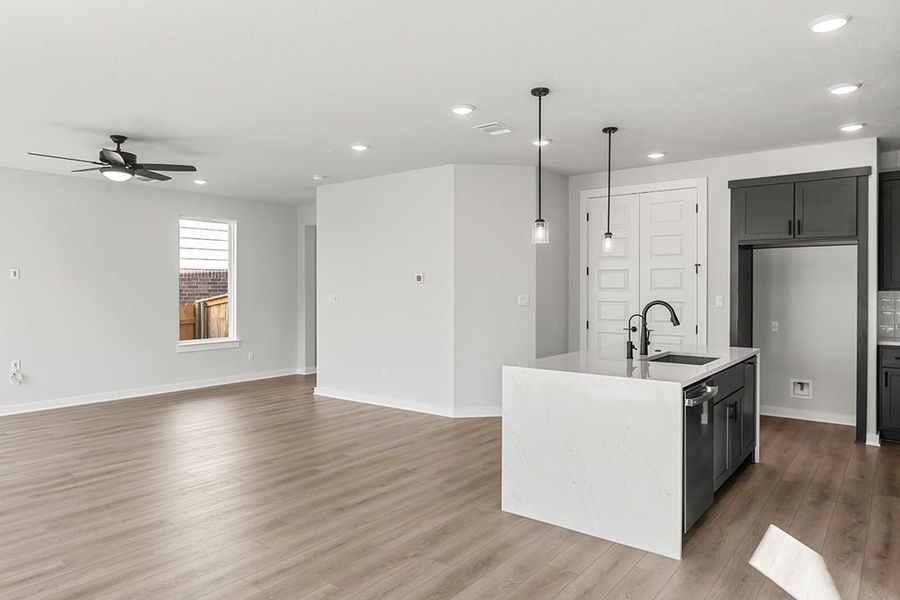 Spacious, unfurnished interior of a new home in Terrace Collection at Lariat, Liberty Hill (Image 21). Spacious, unfurnished interior of a new home in Terrace Collection at Lariat, Liberty Hill (Image 21).