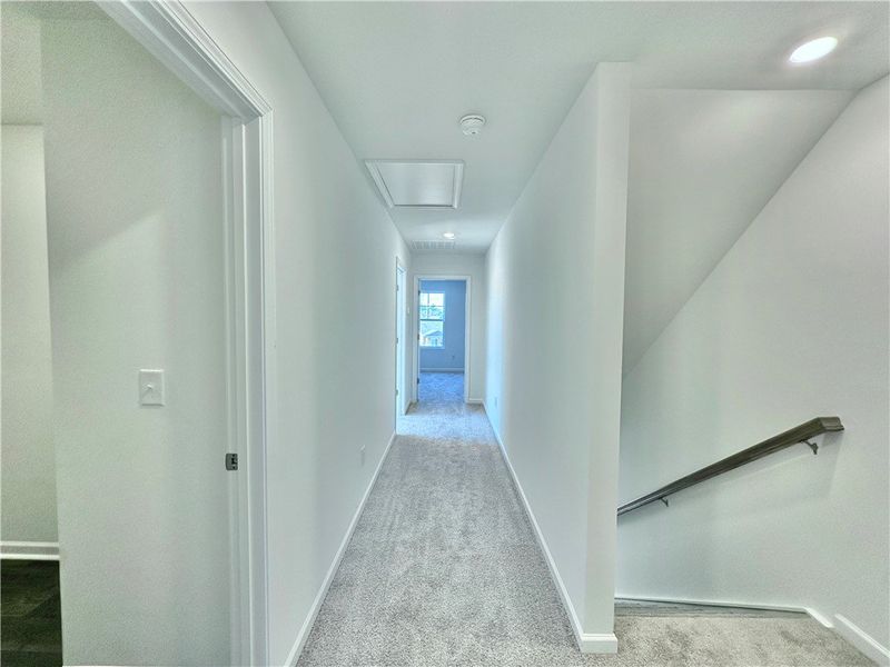 Spacious, unfurnished interior of a new home in Champions Village at Cherry Hill, Pendleton (Image 20). Spacious, unfurnished interior of a new home in Champions Village at Cherry Hill, Pendleton (Image 20).