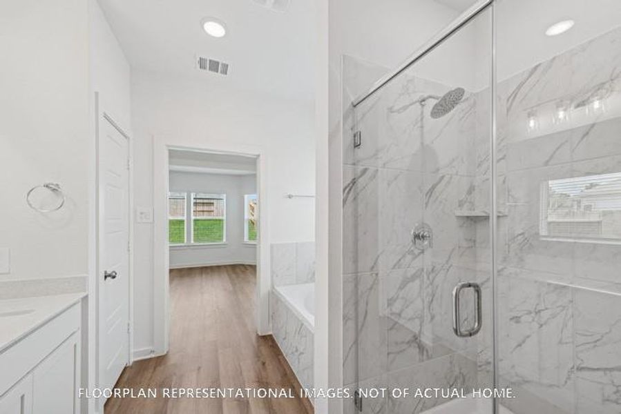 Furnished interior view inside a new home in Marvida, Cypress (Image 8). Furnished interior view inside a new home in Marvida, Cypress (Image 8).