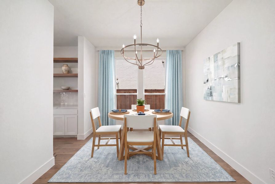 Furnished interior view inside a new home in Furst Ranch, Argyle (Image 18).