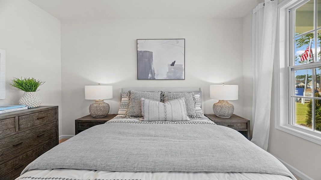 Representative furnished interior of a home built from the Clifton by D.R. Horton in Quarry Hills - Freedom, Swepsonville (Image 6).