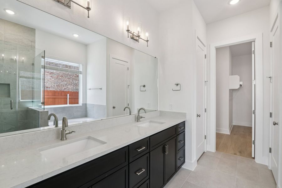 Furnished interior view inside a new home in Sauls Ranch, Round Rock (Image 16). Furnished interior view inside a new home in Sauls Ranch, Round Rock (Image 16).