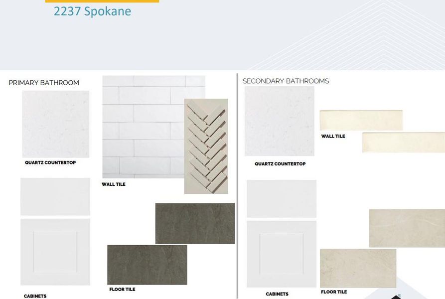 Sample of building materials used in homes in Cedar Brook, Leander (Image 4).