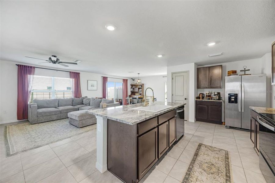 Furnished interior view inside a new home in Harvest Ridge, Zephyrhills (Image 8).