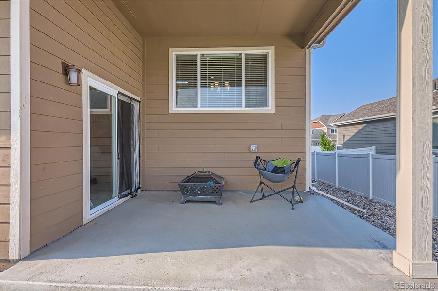 Back Covered Patio