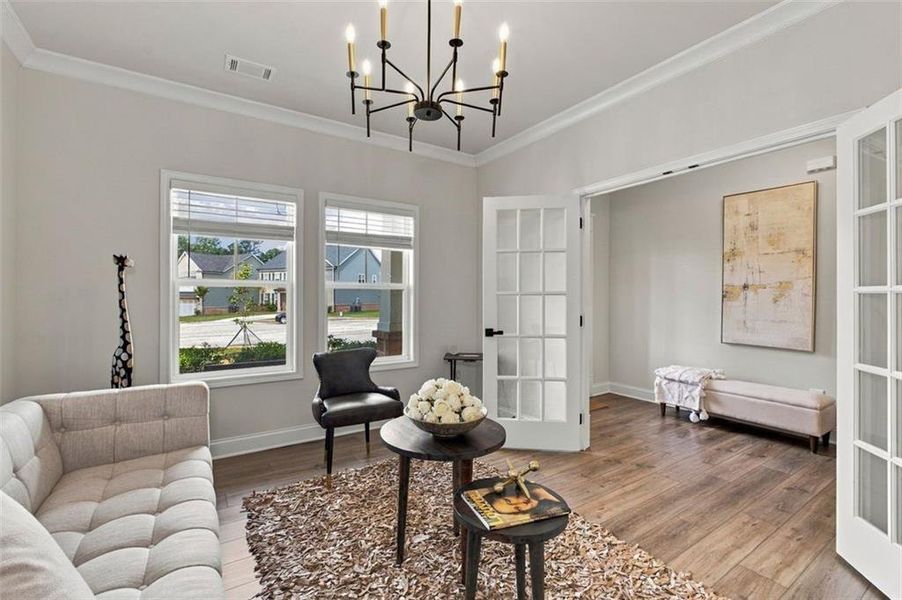 Furnished interior view inside a new home in , Lawrenceville (Image 17).