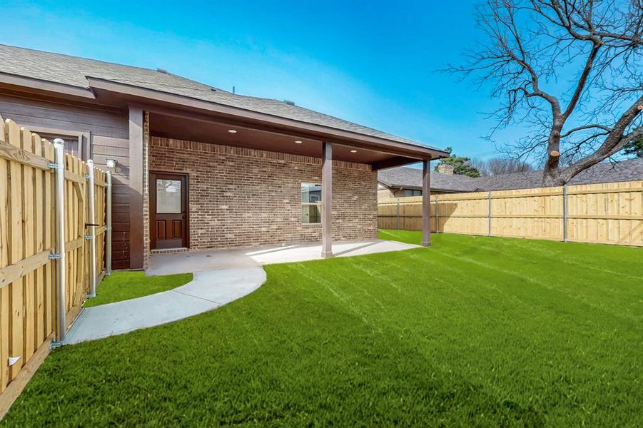 Exterior details and patio area of a home in , Lancaster (Image 12). Exterior details and patio area of a home in , Lancaster (Image 12).