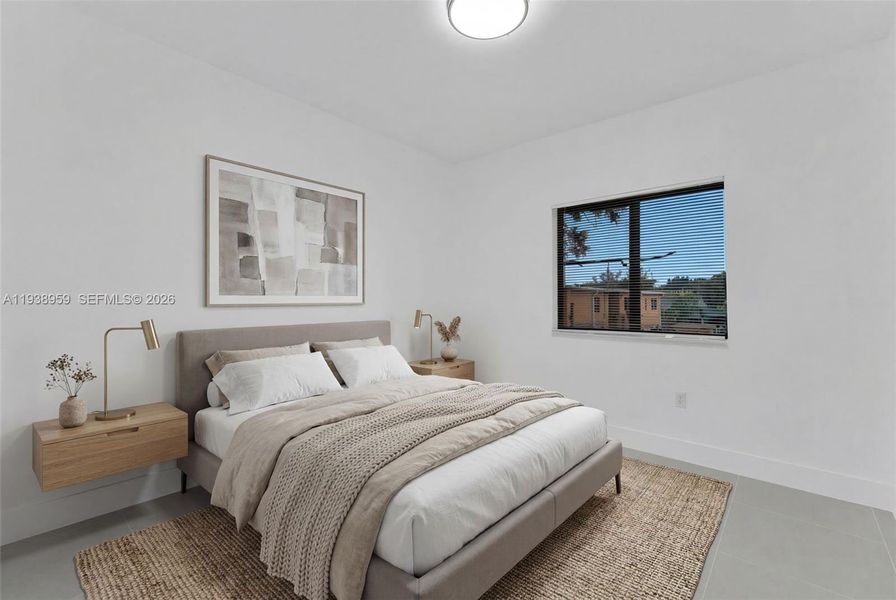 Furnished interior view inside a new home in , Miami (Image 12).