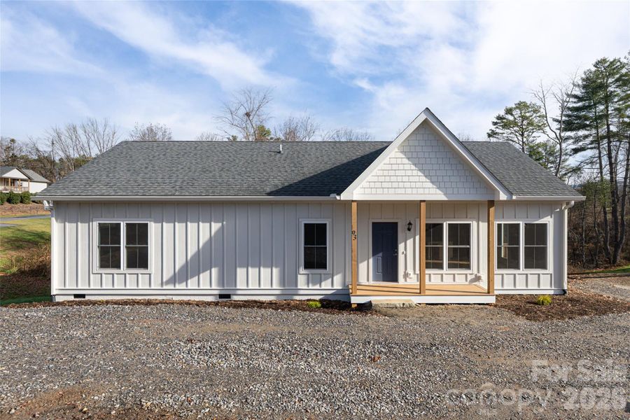Exterior details and patio area of a home in , Weaverville (Image 18).