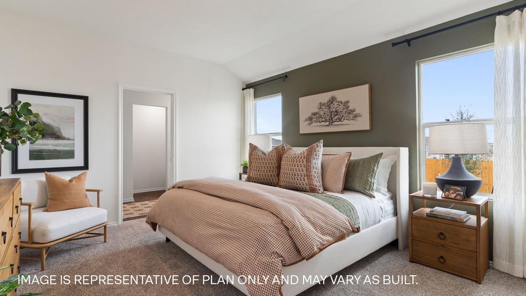 Furnished interior view inside a new home in Wayside, Uhland (Image 10).