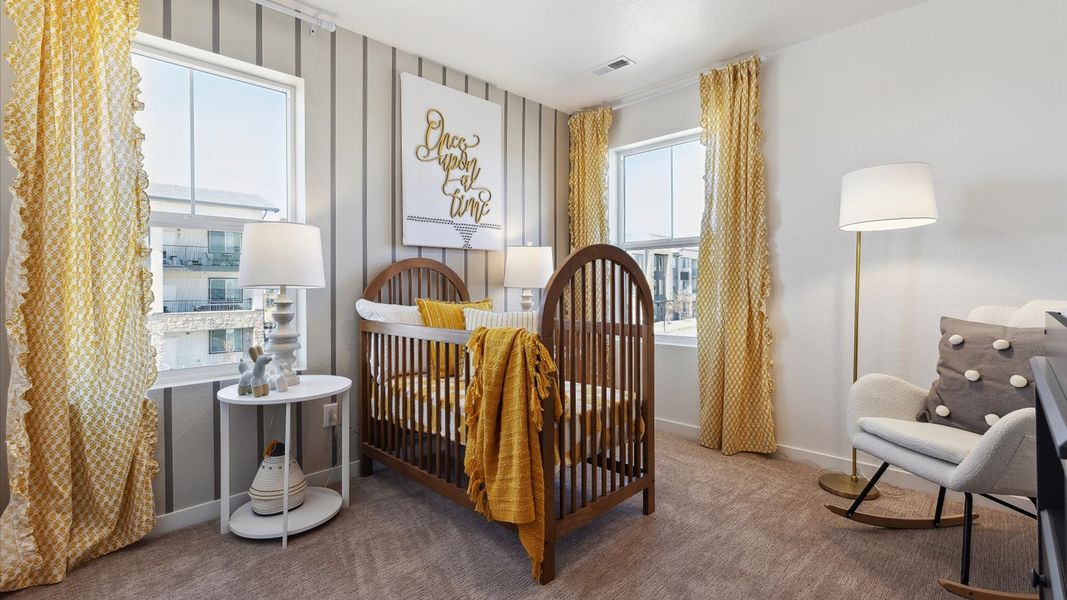 Furnished interior view inside a new home in Horizon Uptown, Aurora (Image 10).