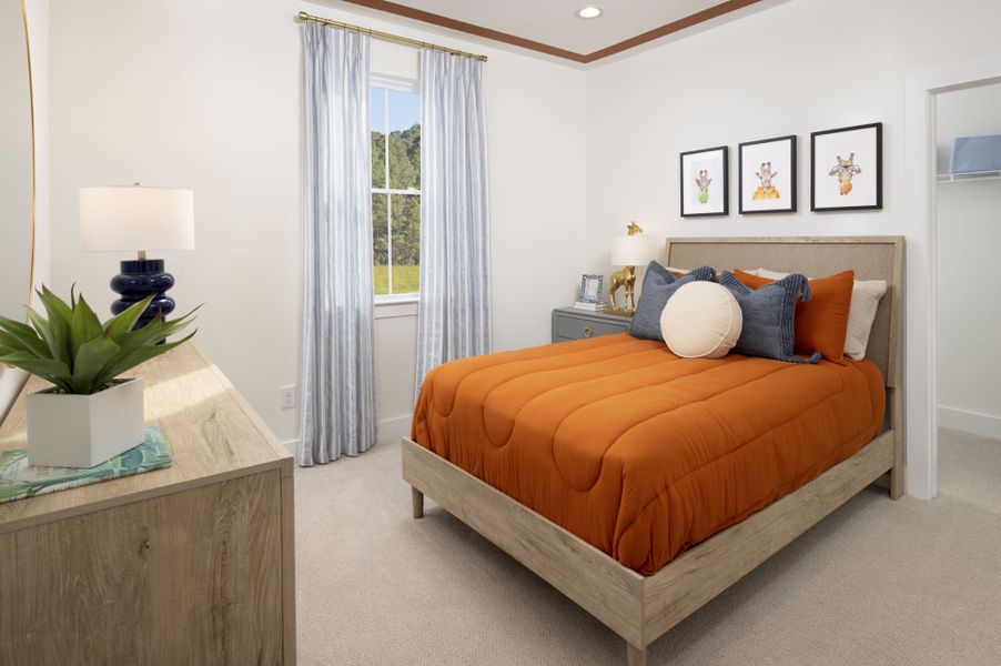 Representative furnished interior of a home built from the Appalachian by Mattamy Homes in Bloom, Fuquay Varina (Image 13).