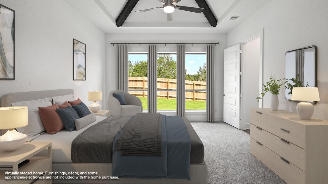 Furnished interior view inside a new home in Haby Hill, San Antonio (Image 4).