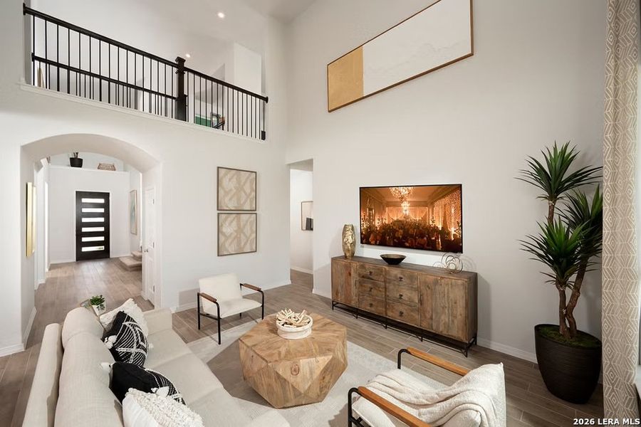 Furnished interior view inside a new home in The Parklands, Schertz (Image 4).