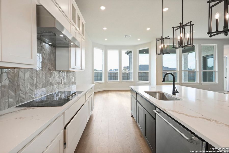 Furnished interior view inside a new home in Alsatian Oaks: 60ft. lots, Castroville (Image 9).