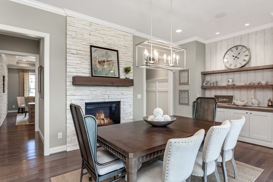 9 Crawford by HHHunt HomesBreakfast Nook