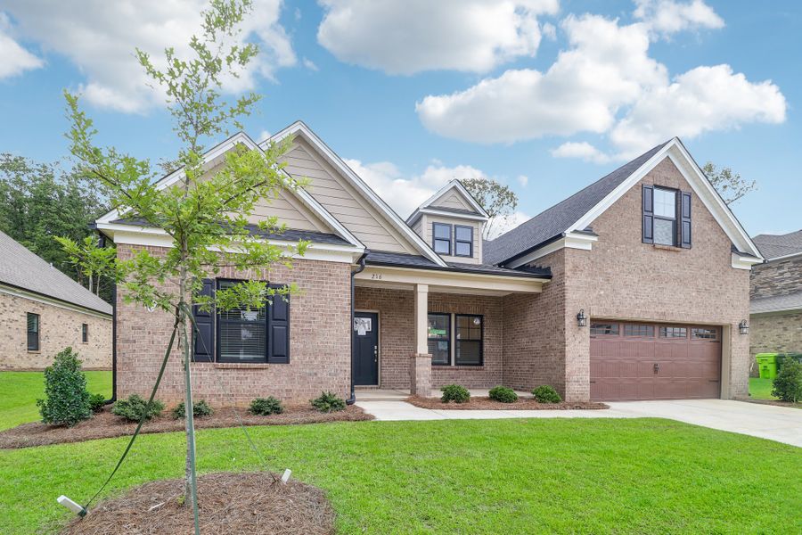 Representative exterior photo of a completed home built from the Carol II by Great Southern Homes in The Cove, Sumter, SC (Image 17).