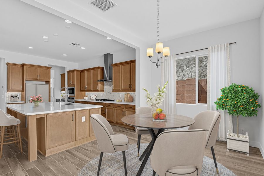 Furnished interior view inside a new home in Verdin, Phoenix (Image 6).