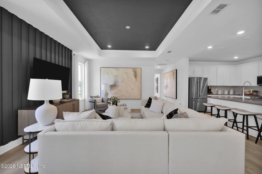 Furnished interior view inside a new home in Seminole Palms, Palm Coast (Image 14).