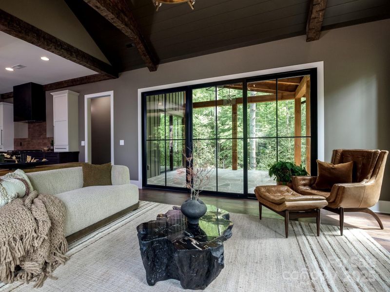 Furnished interior view inside a new home in , Brevard (Image 11).