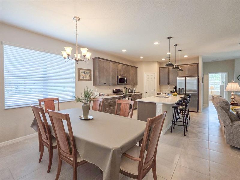 Furnished interior view inside a new home in Matanzas Cove, Palm Coast (Image 11).