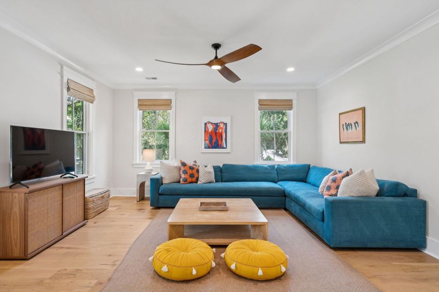 Furnished interior view inside a new home in , Isle Of Palms (Image 49).