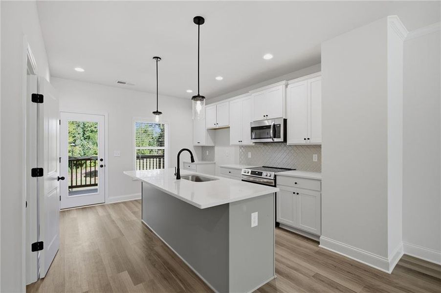Furnished interior view inside a new home in , Mableton (Image 6).