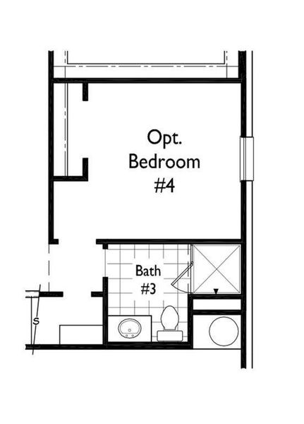 Bedroom/Bath ilo Study/Powder