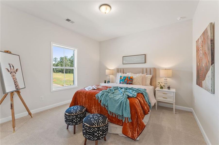 Furnished interior view inside a new home in Linden Grove, Powder Springs (Image 26). Furnished interior view inside a new home in Linden Grove, Powder Springs (Image 26).