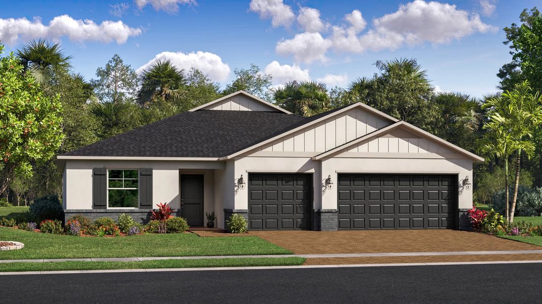Exterior F with landscaping Exterior F with landscaping