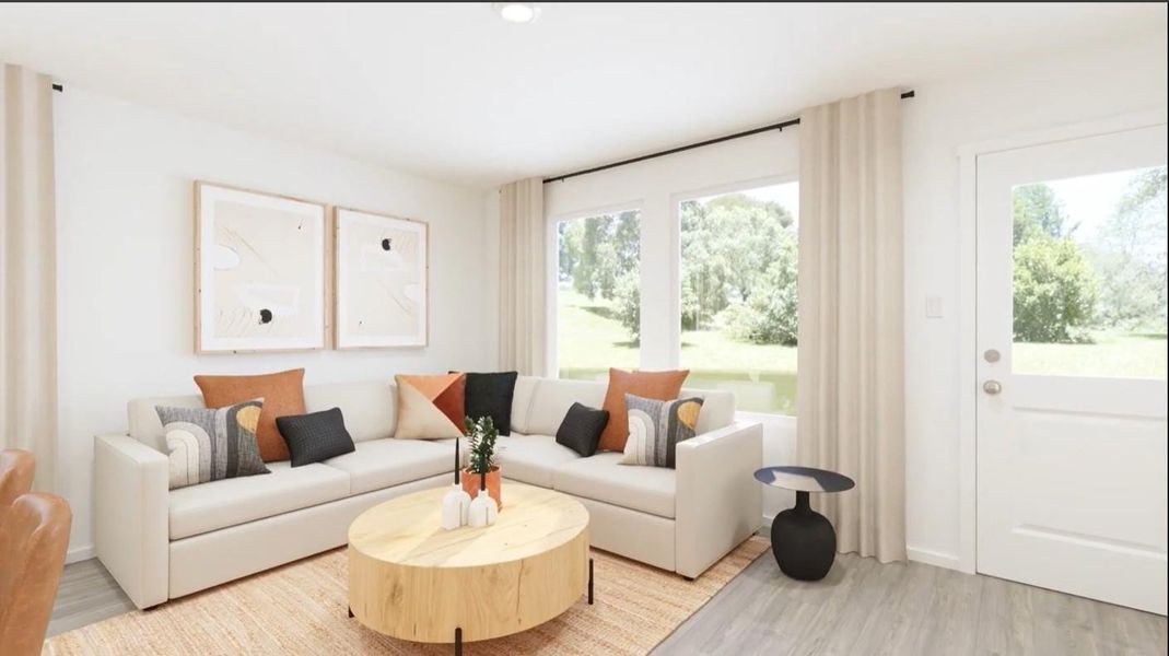 Furnished interior view inside a new home in Scotts Bend, Baytown (Image 7).