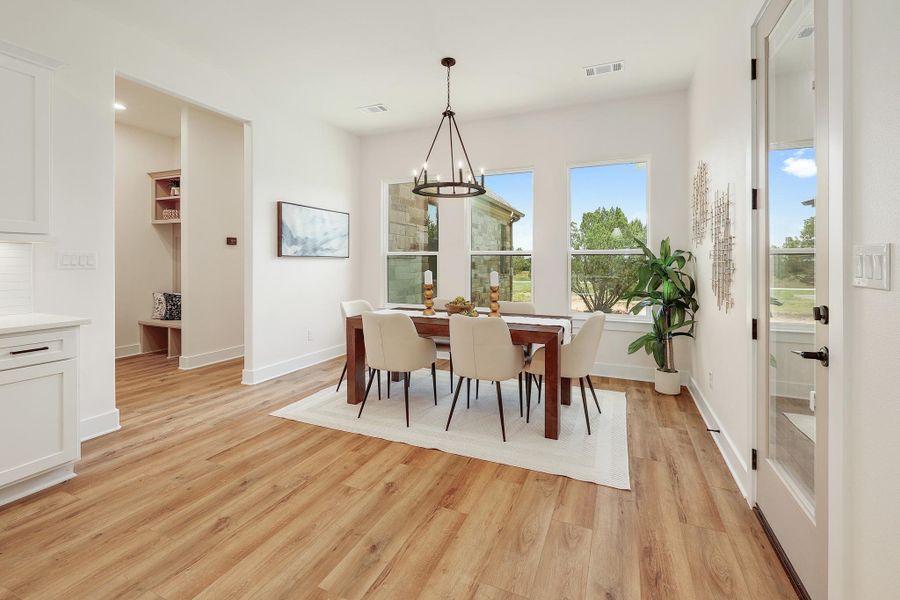 Furnished interior view inside a new home in , Liberty Hill (Image 7).