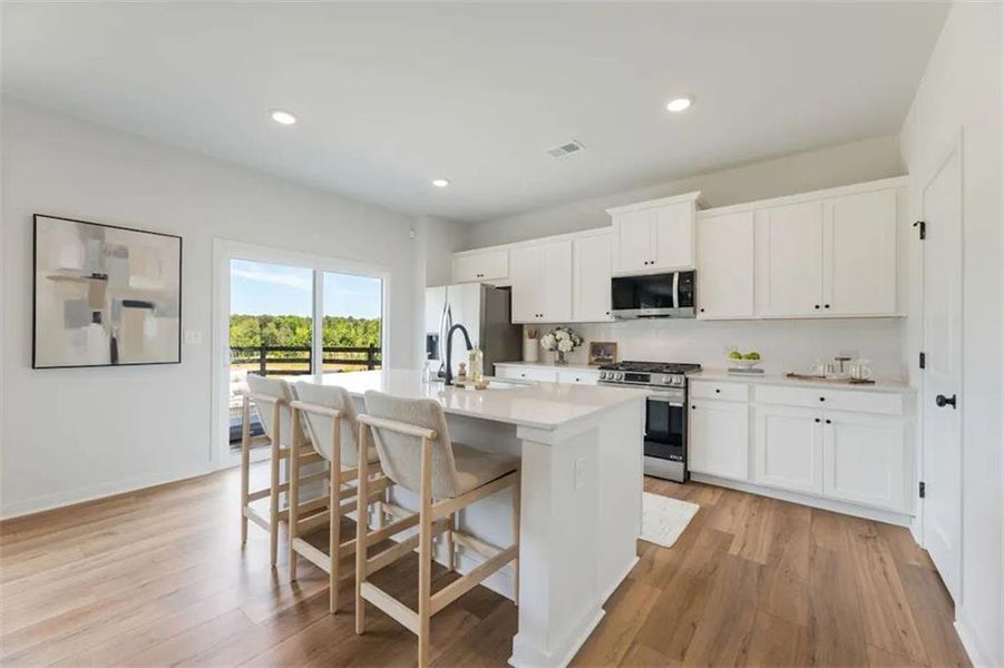 Furnished interior view inside a new home in Hawthorne Reserve, Dallas (Image 19).
